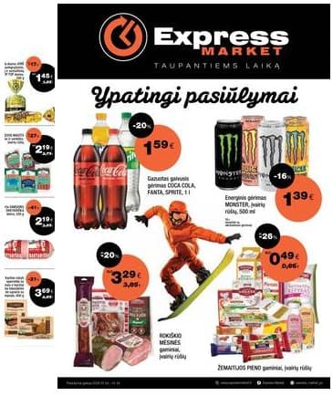 Express Market - Express Market akcijų leidinys 2026-01-04 – 2026-01-24