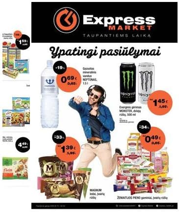 Express Market - Express Market akcijų leidinys 2026-05-10 – 2026-05-30