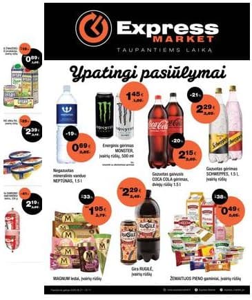 Express Market - Express Market akcijų leidinys 2026-06-21 – 2026-07-11