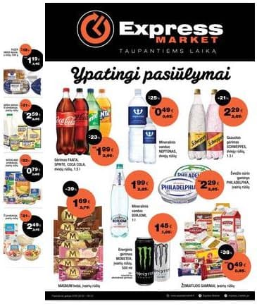 Express Market - Express Market akcijų leidinys 2026-08-02 – 2026-08-22
