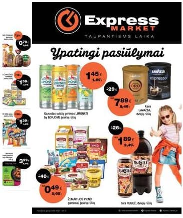 Express Market - Express Market akcijų leidinys 2026-08-23 – 2026-09-12
