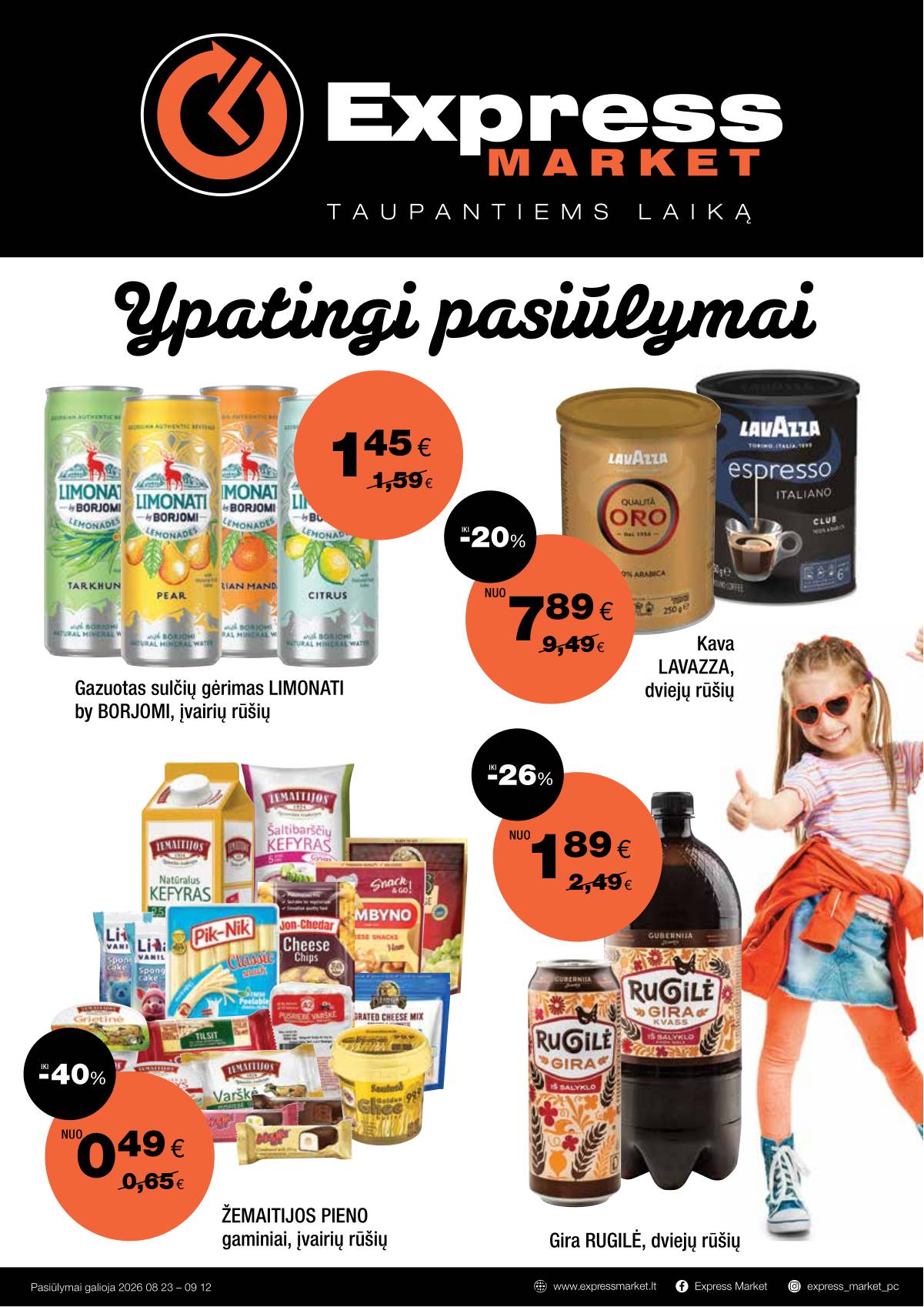 Express Market - Express Market akcijų leidinys 1 puslapis