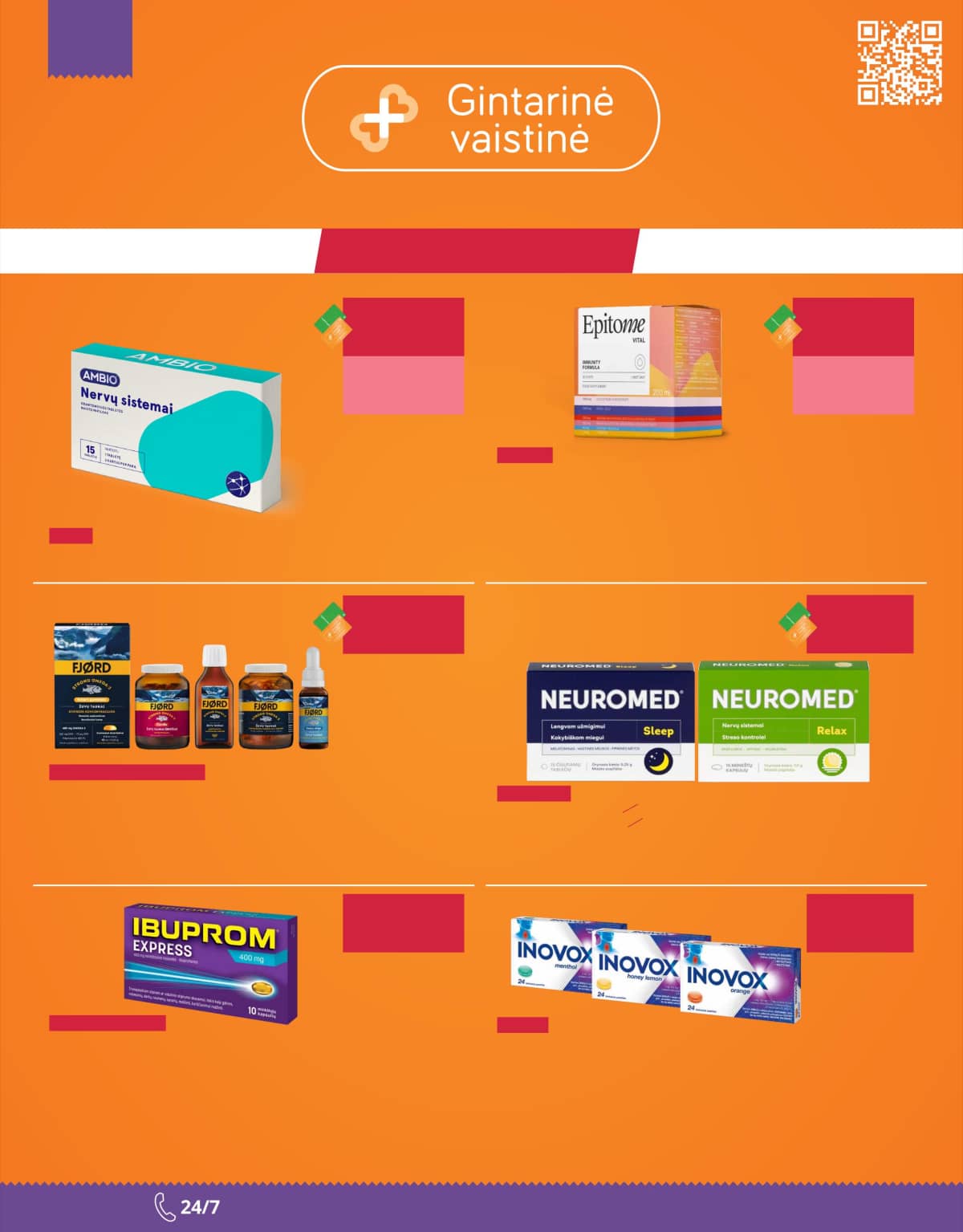Gintarinė vaistinė - GINTARINĖS vaistinės akcijų leidinys 1 puslapis