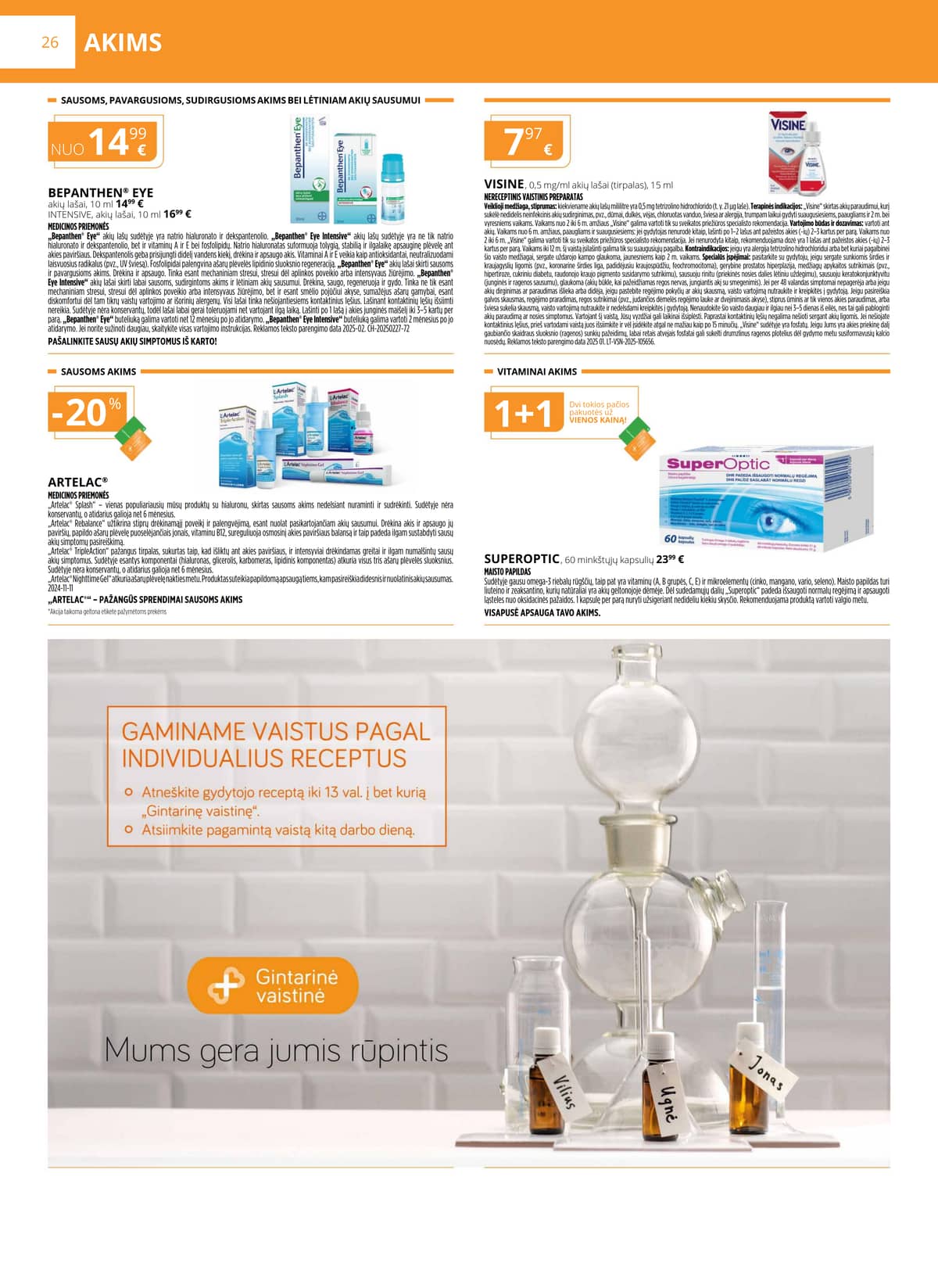Gintarinė vaistinė - GINTARINĖS vaistinės akcijų leidinys 26 puslapis