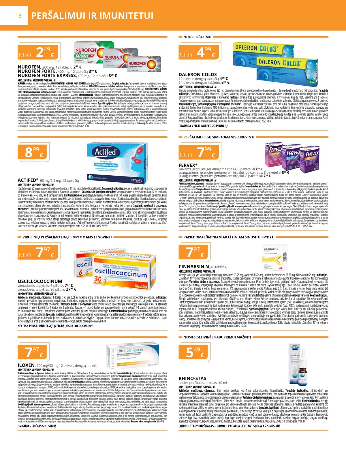 Gintarinė vaistinė - GINTARINĖS vaistinės akcijų leidinys 18 puslapis