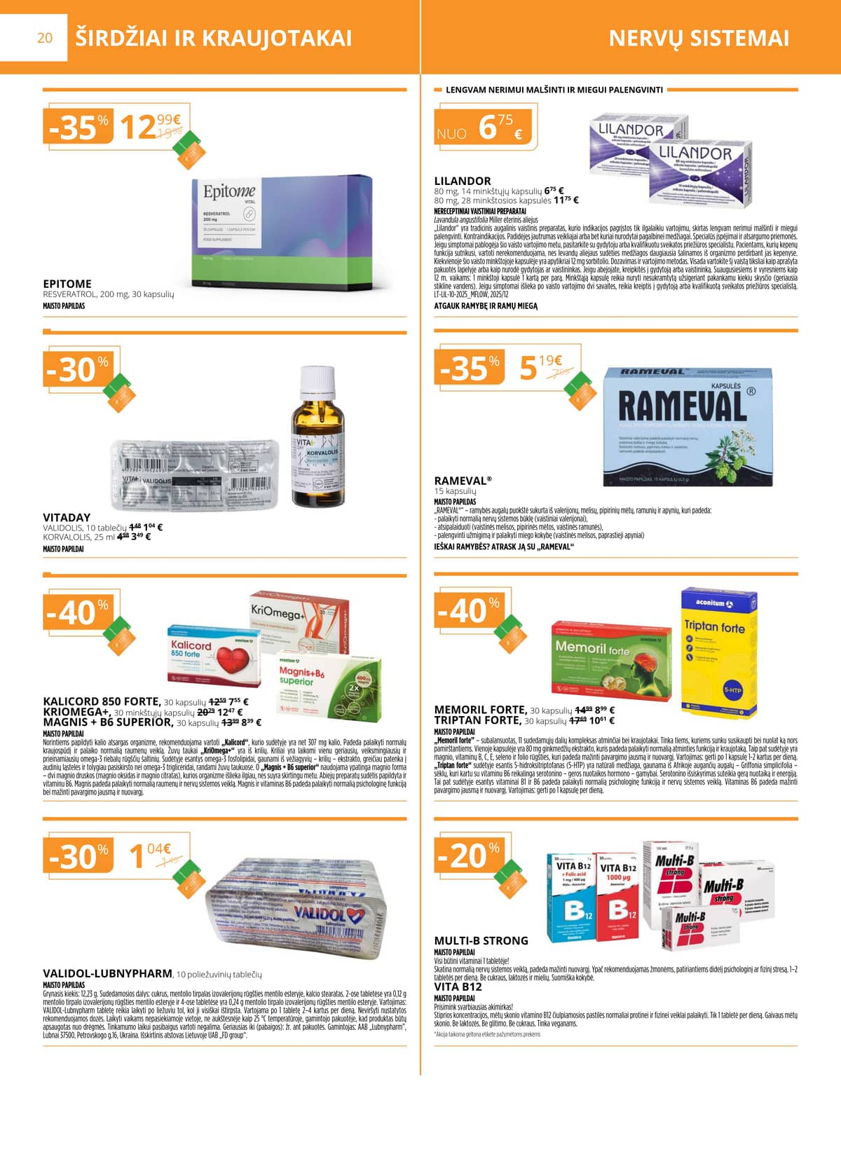 Gintarinė vaistinė - GINTARINĖS vaistinės akcijų leidinys 20 puslapis
