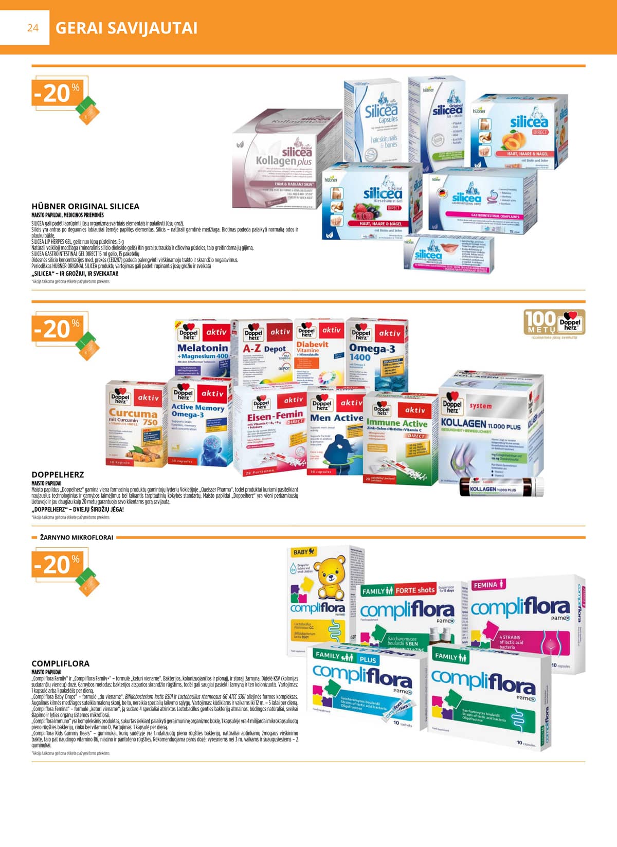 Gintarinė vaistinė - GINTARINĖS vaistinės akcijų leidinys 24 puslapis