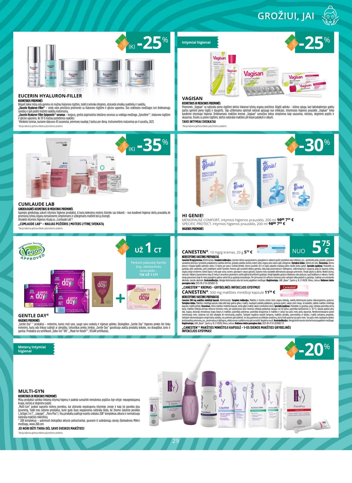 Gintarinė vaistinė - GINTARINĖS vaistinės akcijų leidinys 29 puslapis