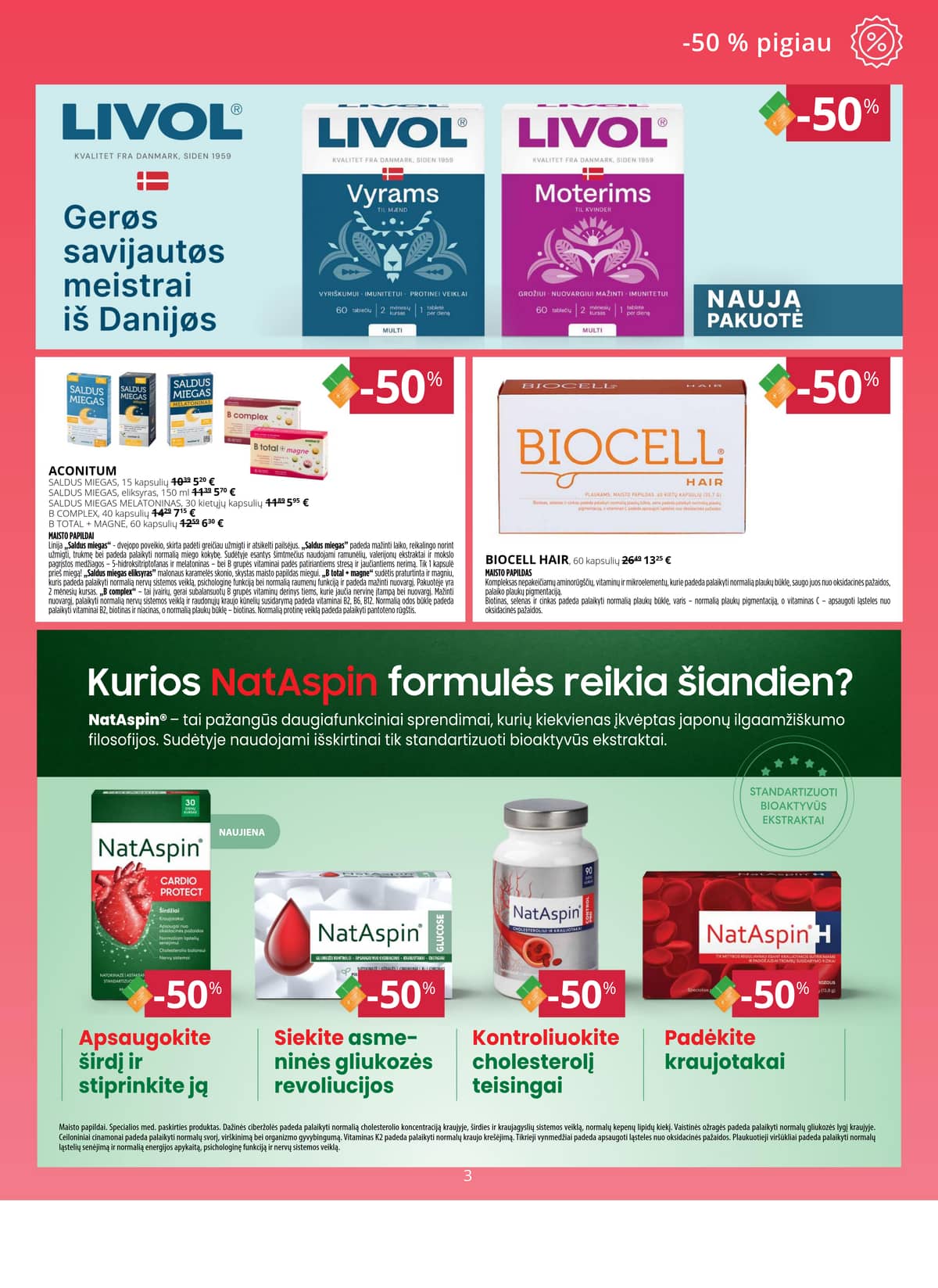 Gintarinė vaistinė - GINTARINĖS vaistinės akcijų leidinys 3 puslapis