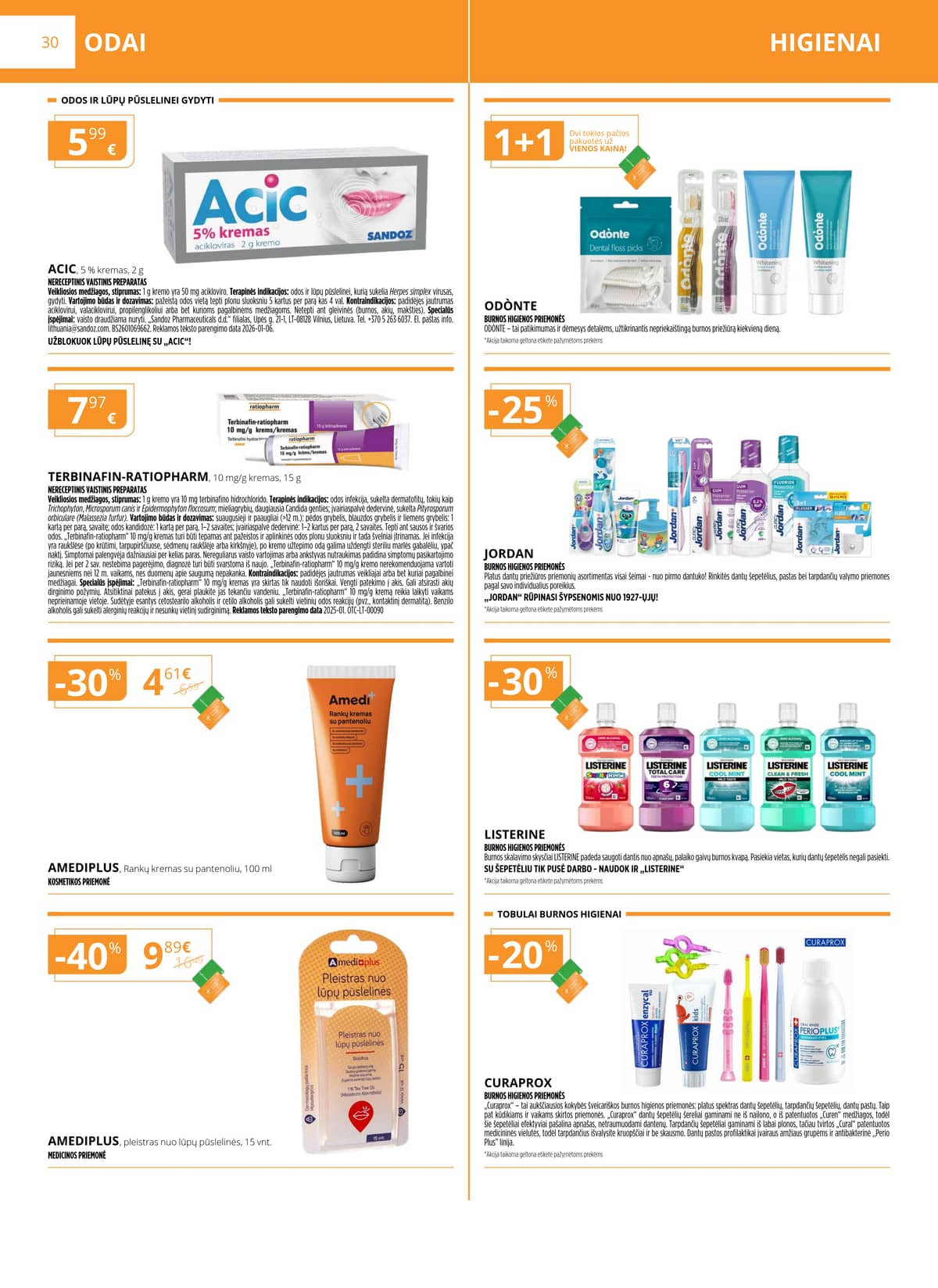 Gintarinė vaistinė - GINTARINĖS vaistinės akcijų leidinys 30 puslapis