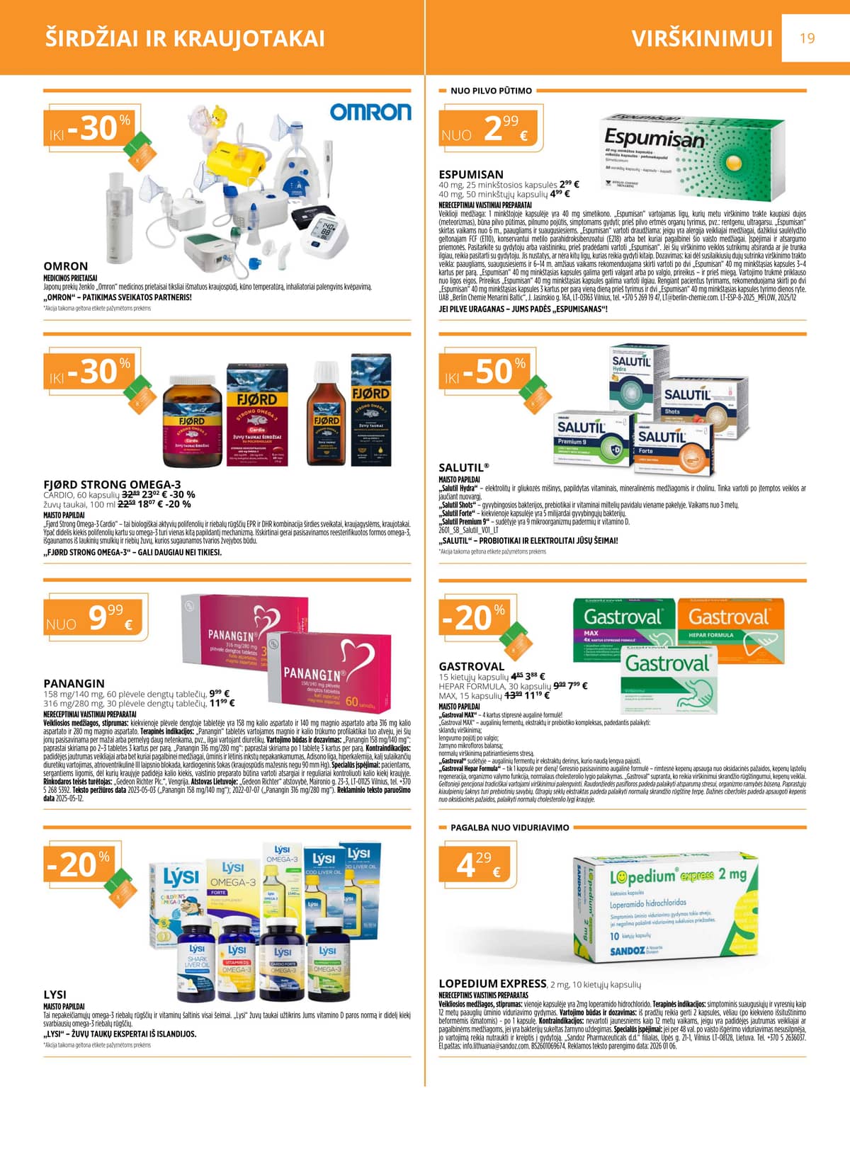 Gintarinė vaistinė - GINTARINĖS vaistinės akcijų leidinys 19 puslapis