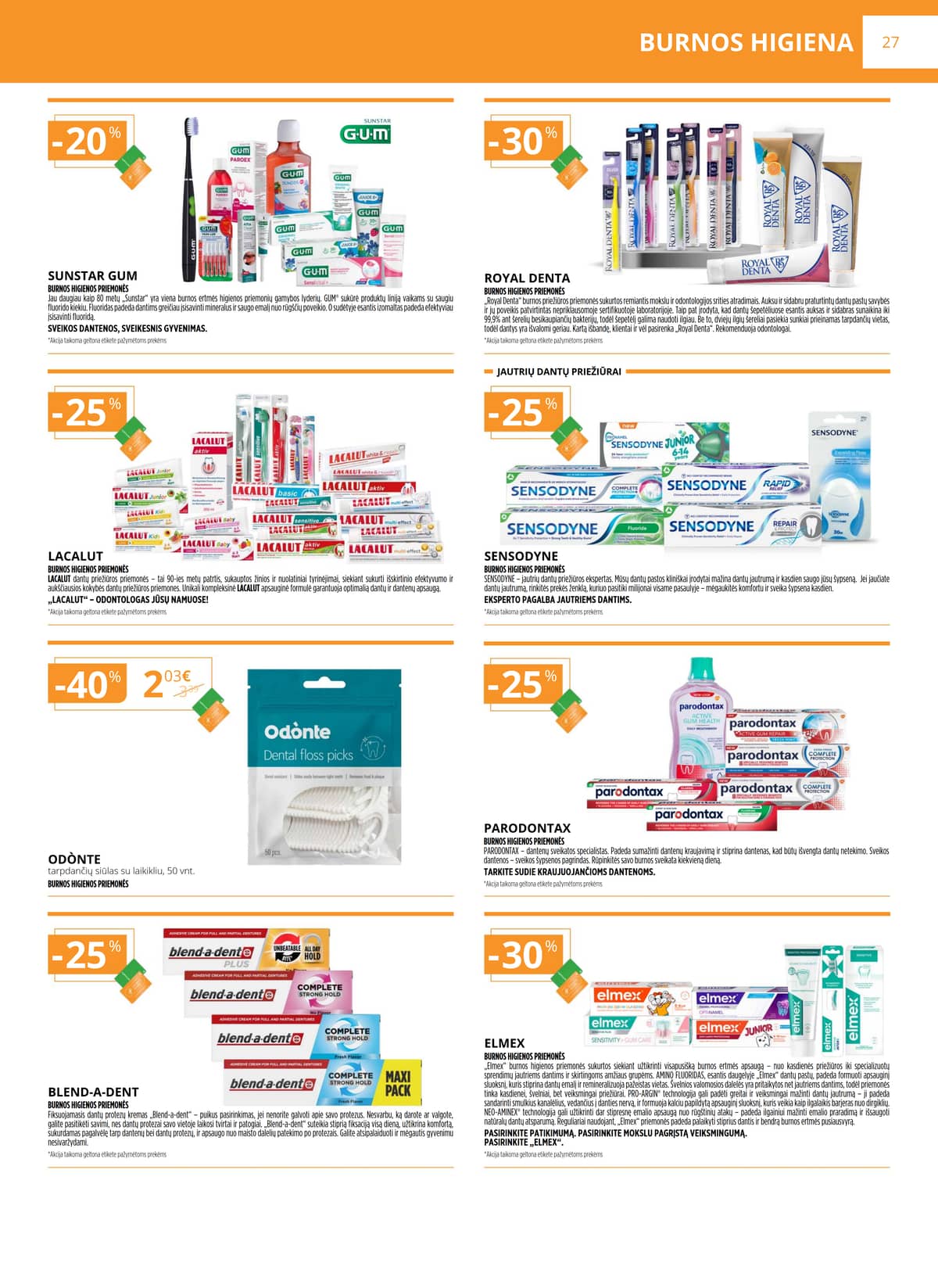 Gintarinė vaistinė - GINTARINĖS vaistinės akcijų leidinys 27 puslapis