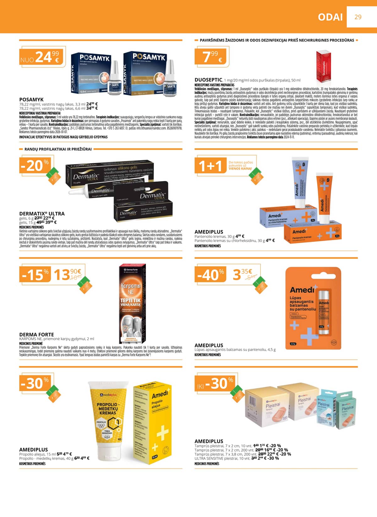 Gintarinė vaistinė - GINTARINĖS vaistinės akcijų leidinys 29 puslapis