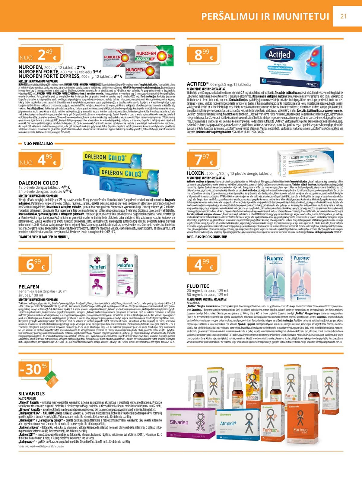 Gintarinė vaistinė - GINTARINĖS vaistinės akcijų leidinys 21 puslapis
