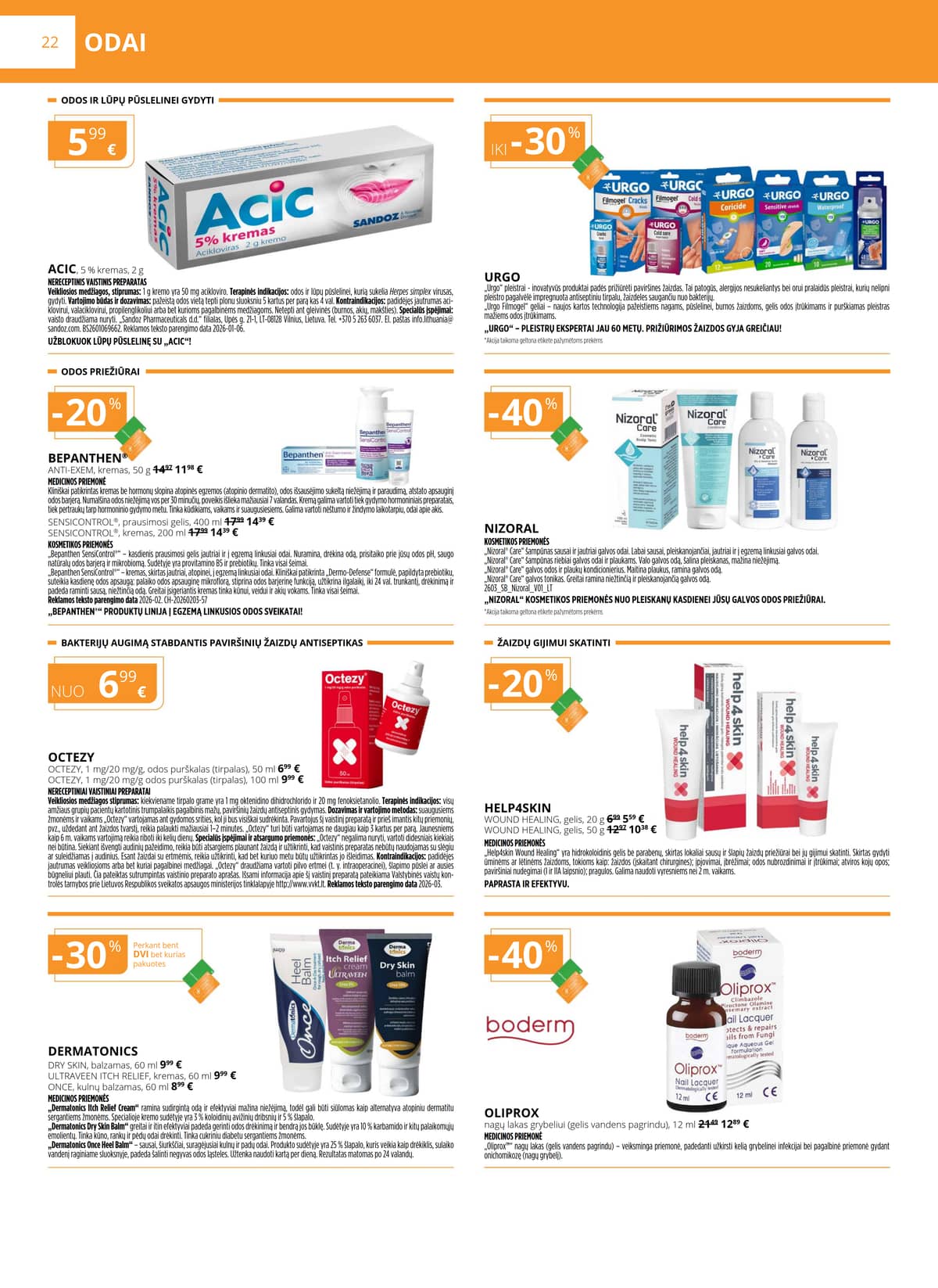 Gintarinė vaistinė - GINTARINĖS vaistinės akcijų leidinys 22 puslapis