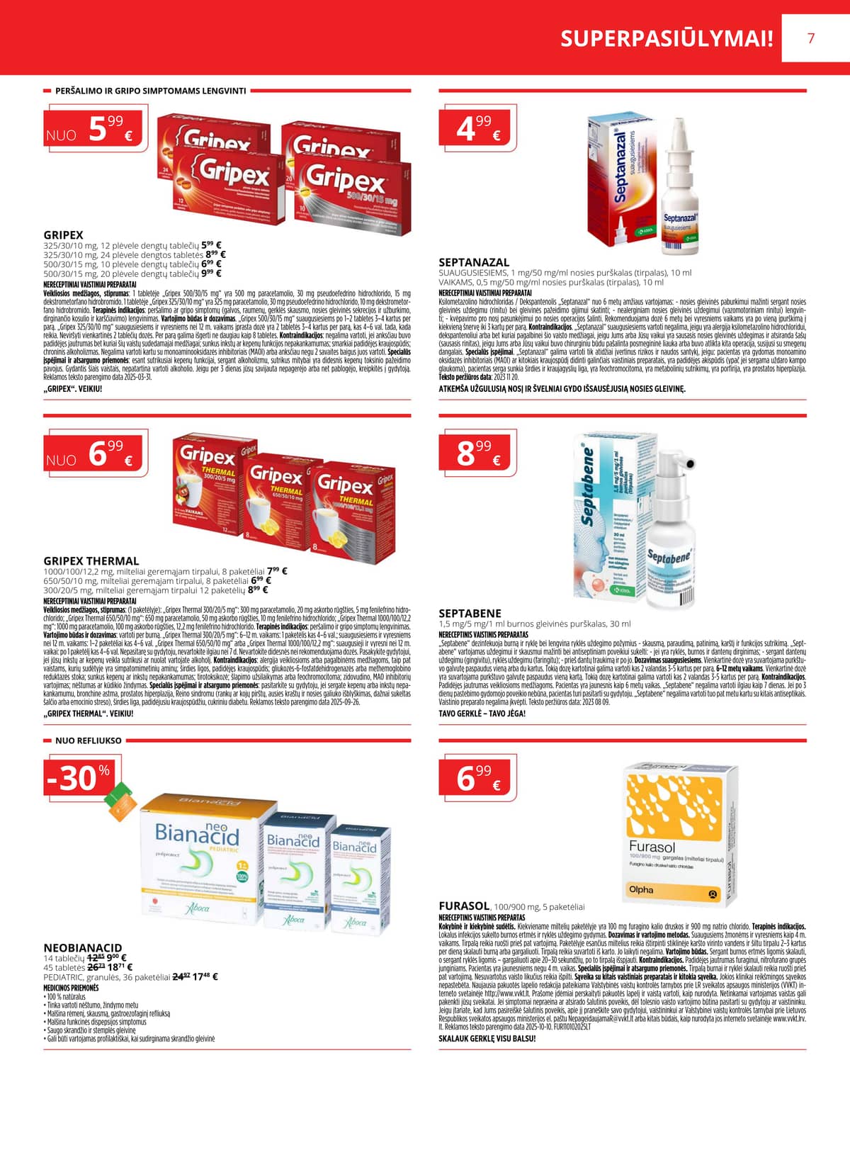 Gintarinė vaistinė - GINTARINĖS vaistinės akcijų leidinys 7 puslapis
