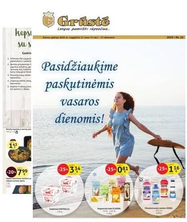 Grūstė - Grūstė akcijų leidinys 2025-08-21 – 2025-08-31