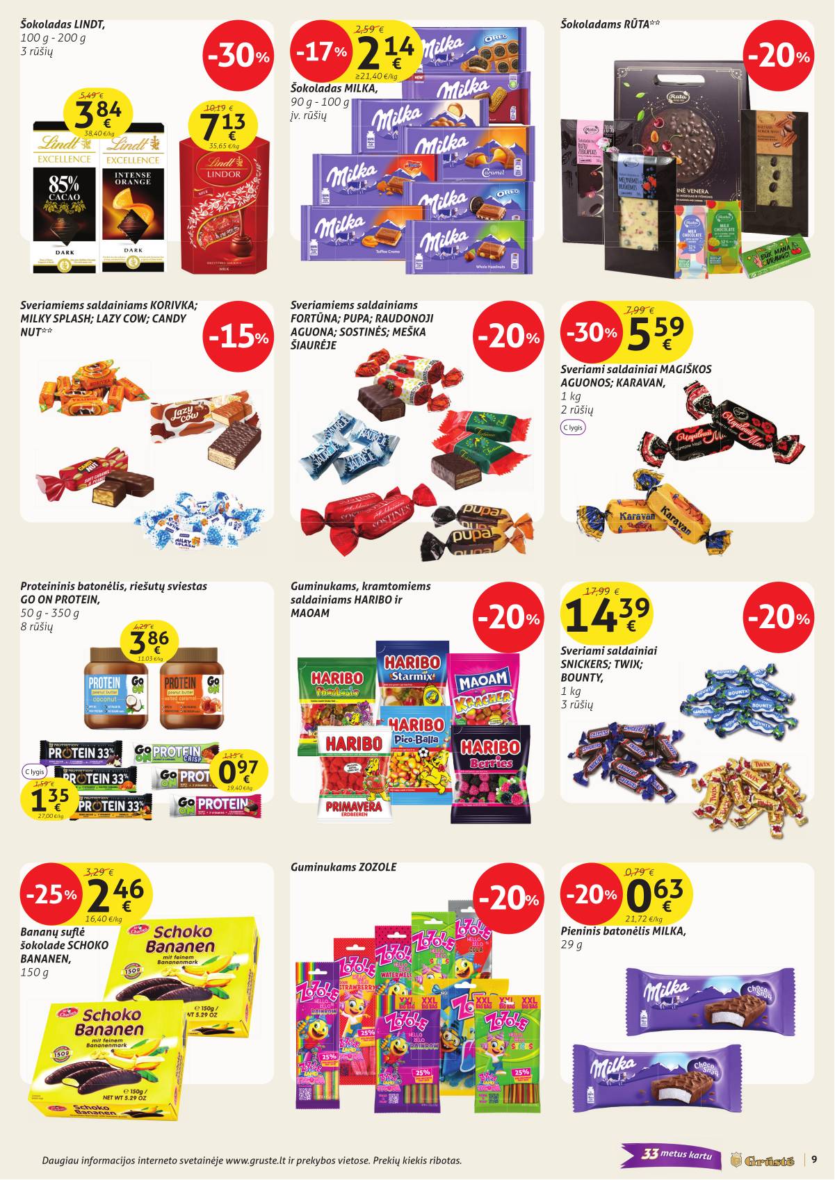 Grūstė - Grūstė akcijų leidinys 9 puslapis