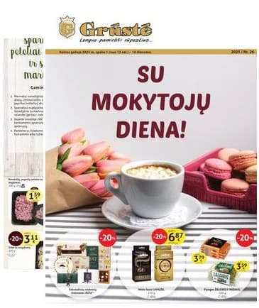 Grūstė - Grūstė akcijų leidinys Nr. 26 | 2025-10-01 - 2025-10-10 2025-10-01 – 2025-10-10