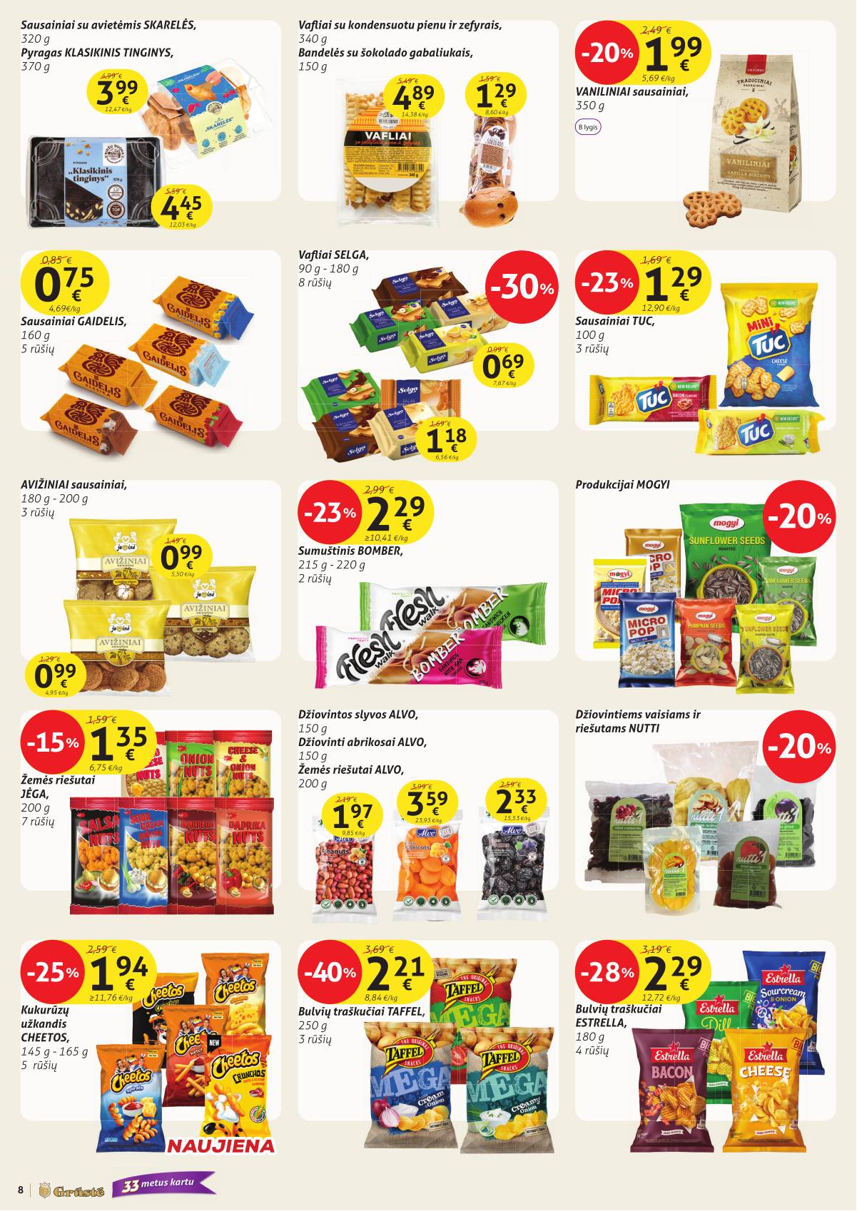 Grūstė - Grūstė akcijų Leidinys Nr. 27 | 2025-10-11 - 2025-10-20 8 puslapis