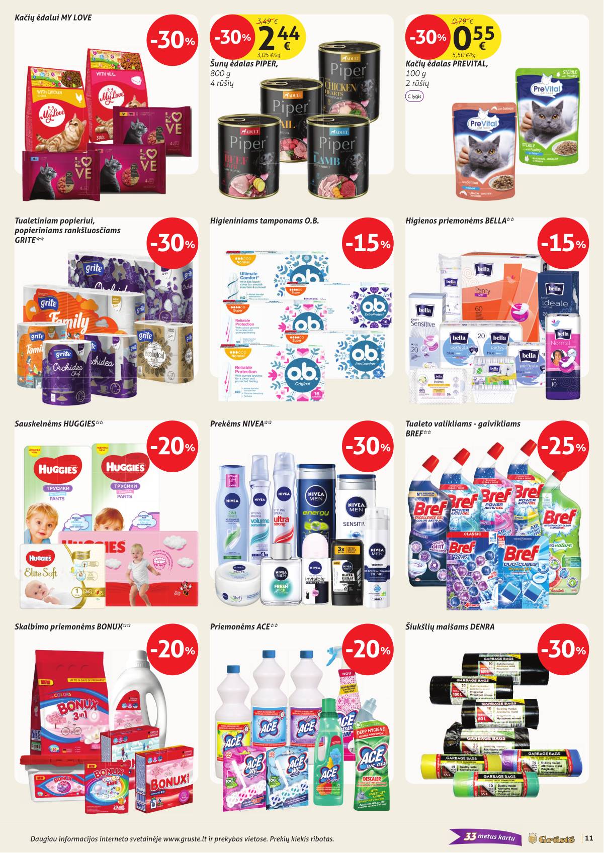 Grūstė - Grūstė akcijų leidinys Nr. 28 | 2025-10-21-2025-11-01 11 puslapis