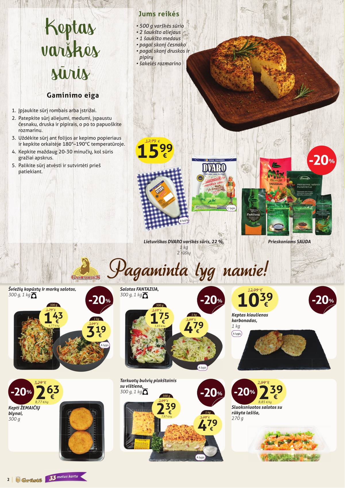 Grūstė - Grūstė akcijų leidinys Nr. 28 | 2025-10-21-2025-11-01 2 puslapis