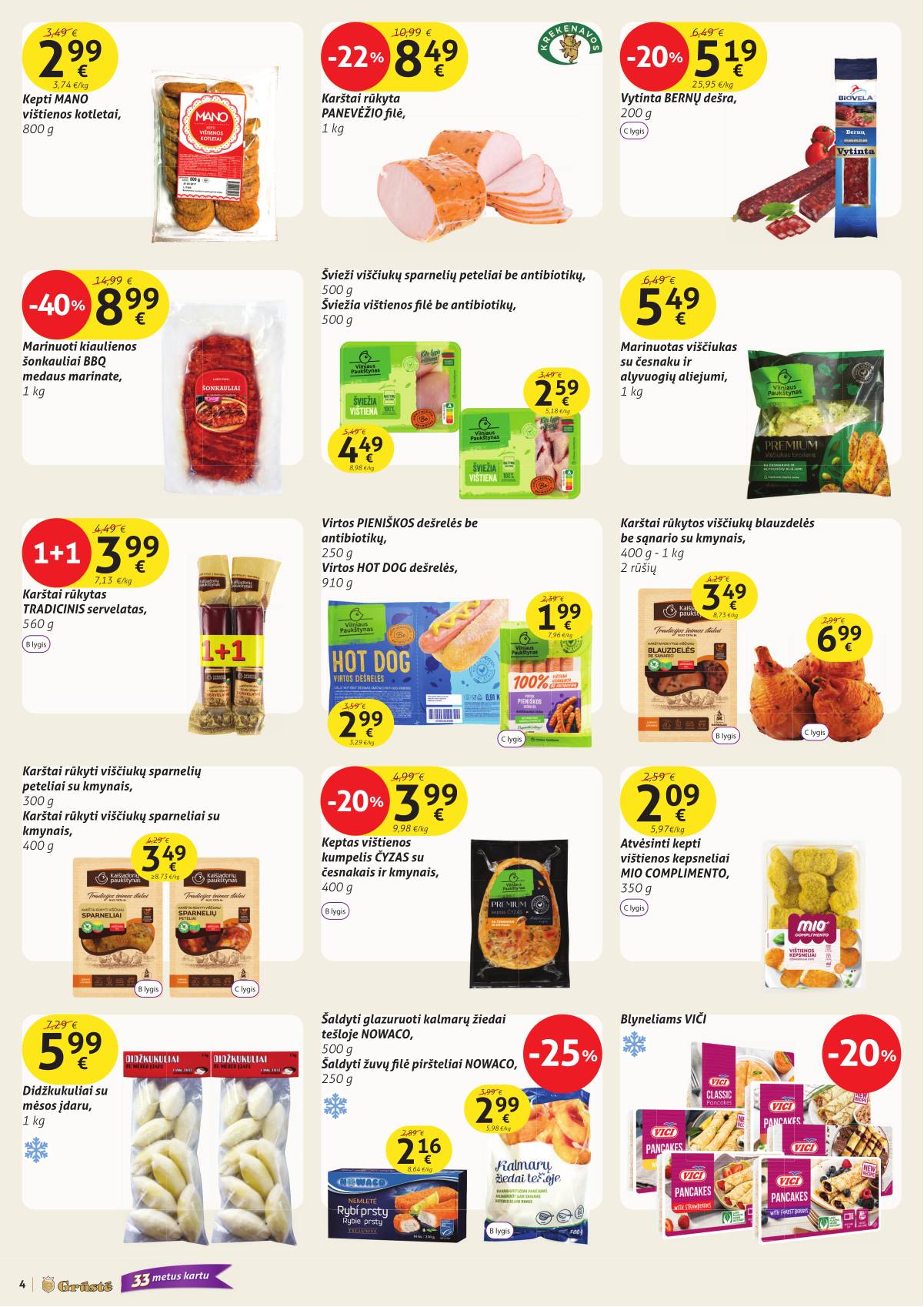 Grūstė - Grūstė akcijų leidinys Nr. 28 | 2025-10-21-2025-11-01 4 puslapis