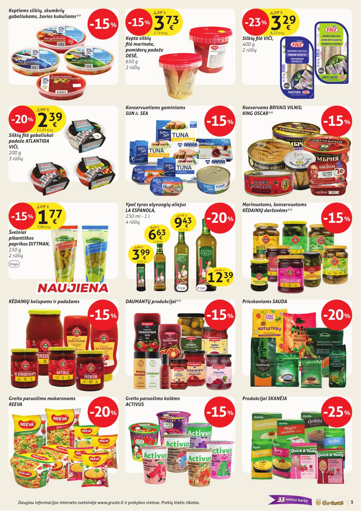 Grūstė - Grūstė akcijų leidinys Nr. 28 | 2025-10-21-2025-11-01 5 puslapis