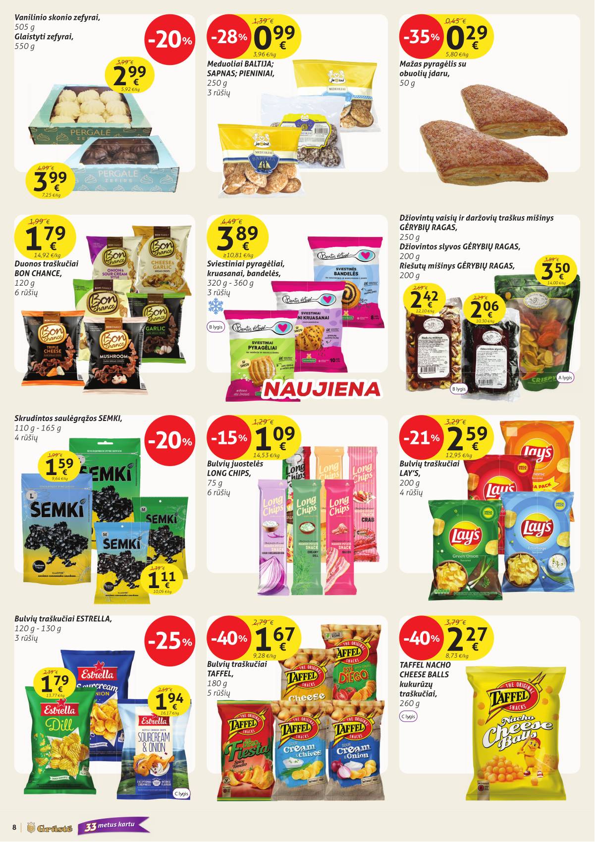 Grūstė - Grūstė akcijų leidinys Nr. 28 | 2025-10-21-2025-11-01 8 puslapis