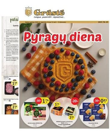 Grūstė - Grūstė akcijų Leidinys Nr. 29 | 2025-11-02 - 2025-11-10 2025-11-02 – 2025-11-10
