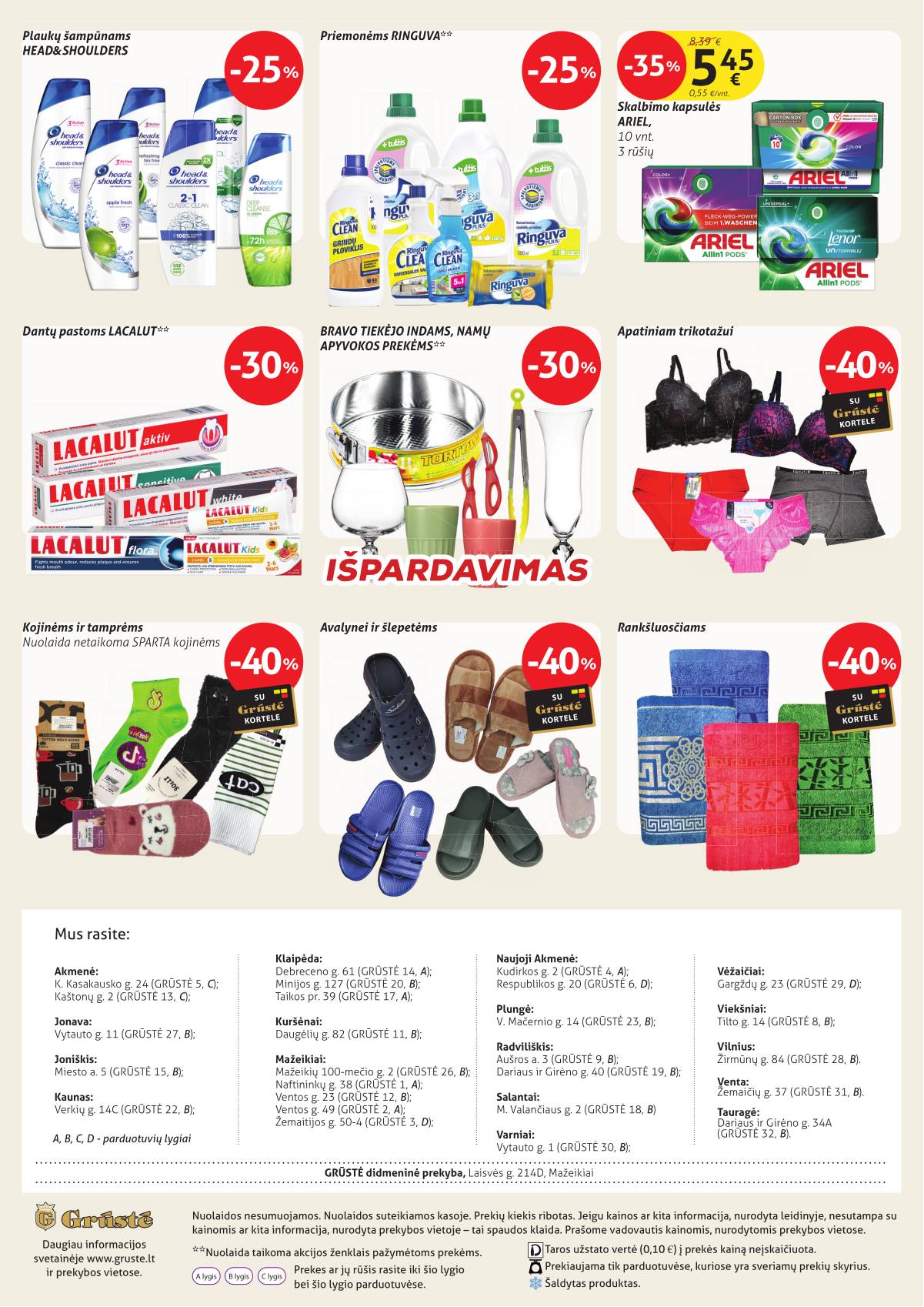 Grūstė - Grūstė akcijų Leidinys Nr. 29 | 2025-11-02 - 2025-11-10 12 puslapis