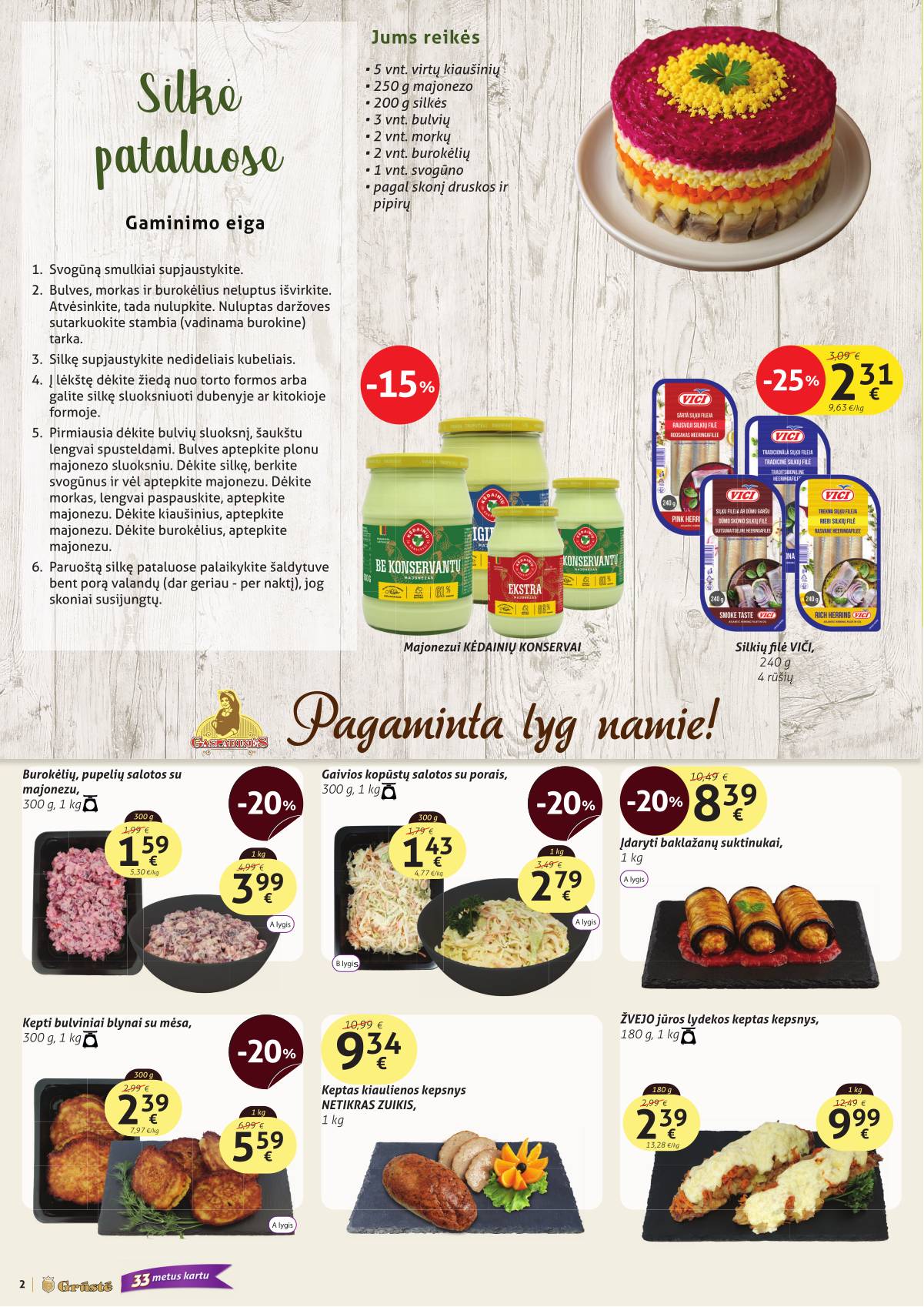 Grūstė - Grūstė akcijų Leidinys Nr. 29 | 2025-11-02 - 2025-11-10 2 puslapis