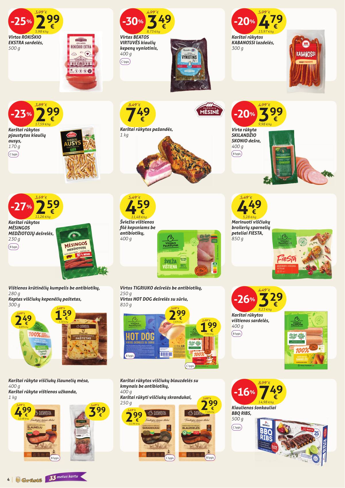 Grūstė - Grūstė akcijų Leidinys Nr. 29 | 2025-11-02 - 2025-11-10 4 puslapis