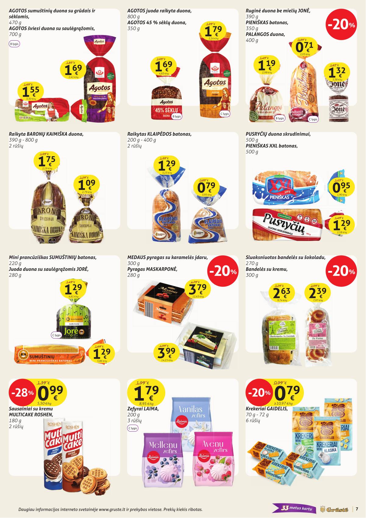 Grūstė - Grūstė akcijų Leidinys Nr. 29 | 2025-11-02 - 2025-11-10 7 puslapis