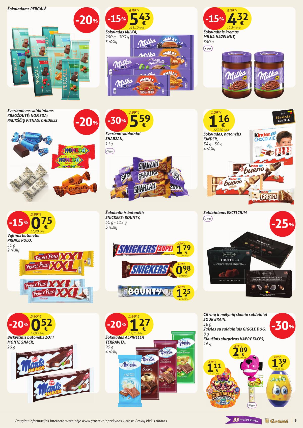 Grūstė - Grūstė akcijų Leidinys Nr. 29 | 2025-11-02 - 2025-11-10 9 puslapis