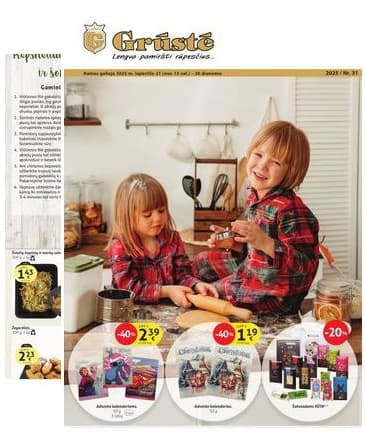 Grūstė - Grūstė akcijų Leidinys Nr. 31 2025-11-21 - 2025-11-30 2025-11-21 – 2025-11-30
