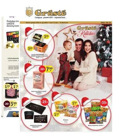 Grūstė - Grūstė akcijų Leidinys Nr. 31 | 2025-12-01-2025-12-10 2025-12-01 – 2025-12-10
