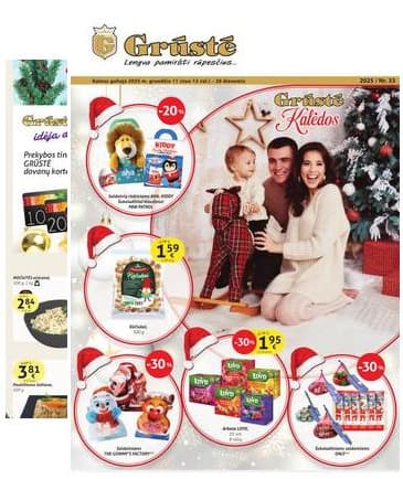 Grūstė - Grūstė akcijų leidinys Nr. 33 | 2025-12-11 - 2025-12-20 2025-12-11 – 2025-12-20
