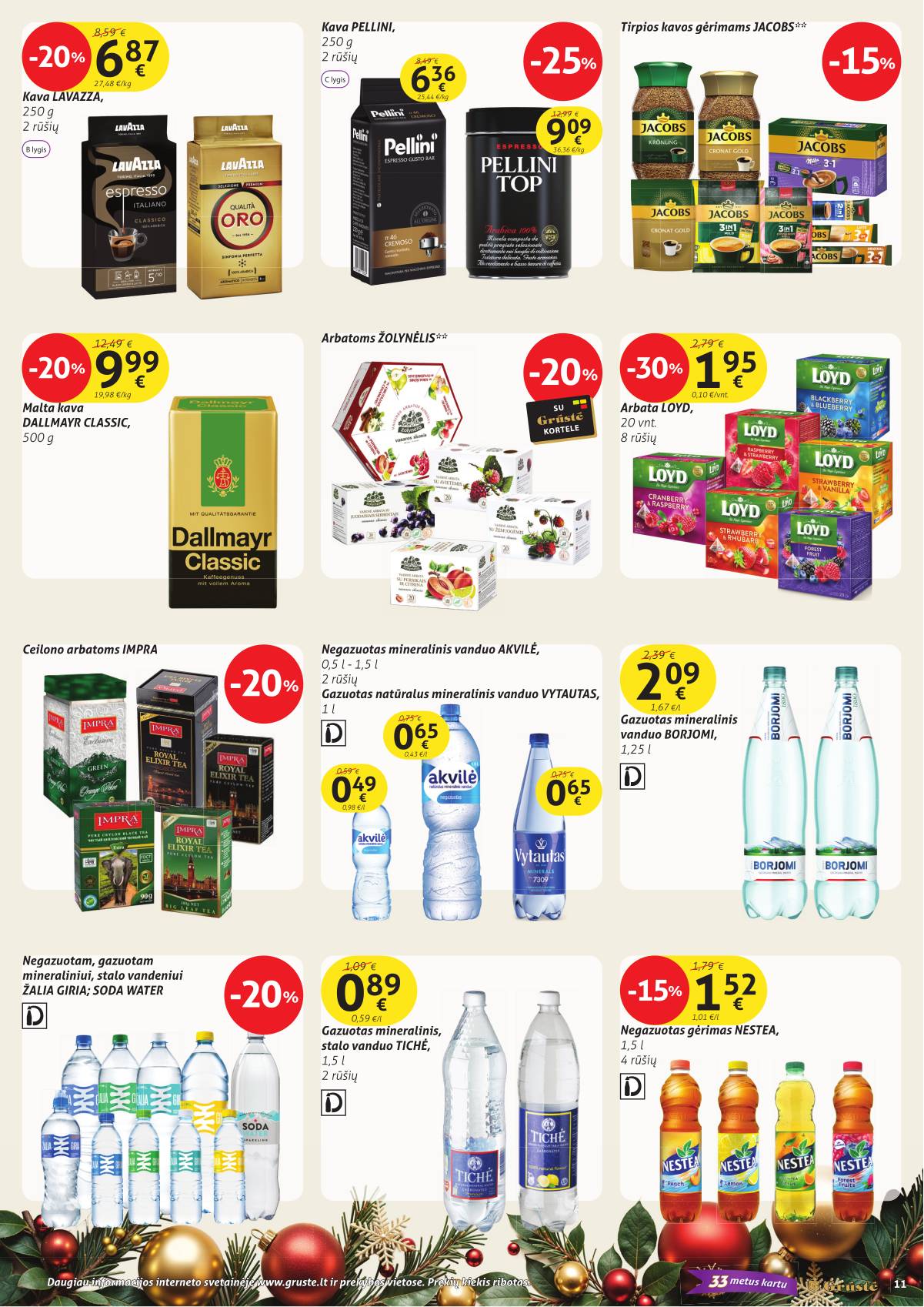 Grūstė - Grūstė akcijų leidinys Nr. 33 | 2025-12-11 - 2025-12-20 11 puslapis