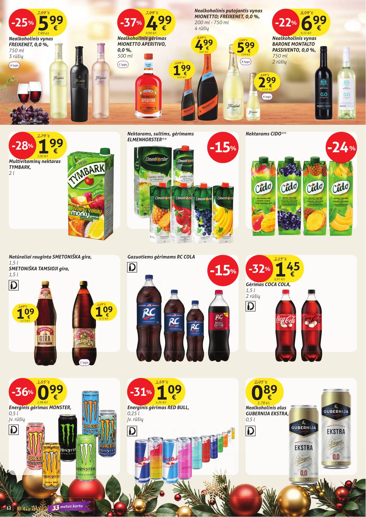 Grūstė - Grūstė akcijų leidinys Nr. 33 | 2025-12-11 - 2025-12-20 12 puslapis