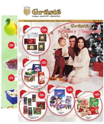 Grūstė - Grūstė akcijų leidinys Nr.34 | 2025-12-21 - 2026-01-01 2025-12-21 – 2026-01-01