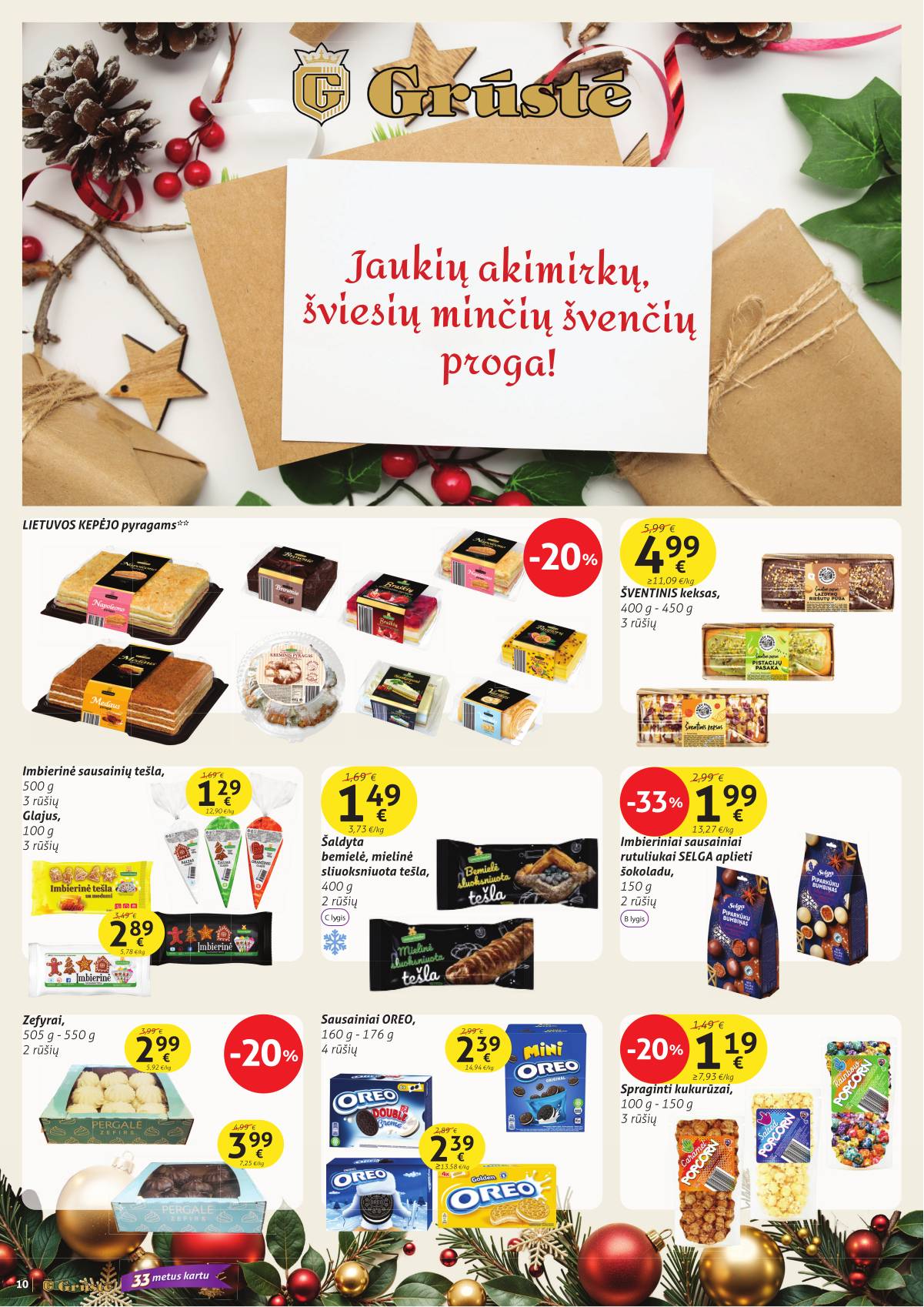 Grūstė - Grūstė akcijų leidinys Nr.34 | 2025-12-21 - 2026-01-01 10 puslapis