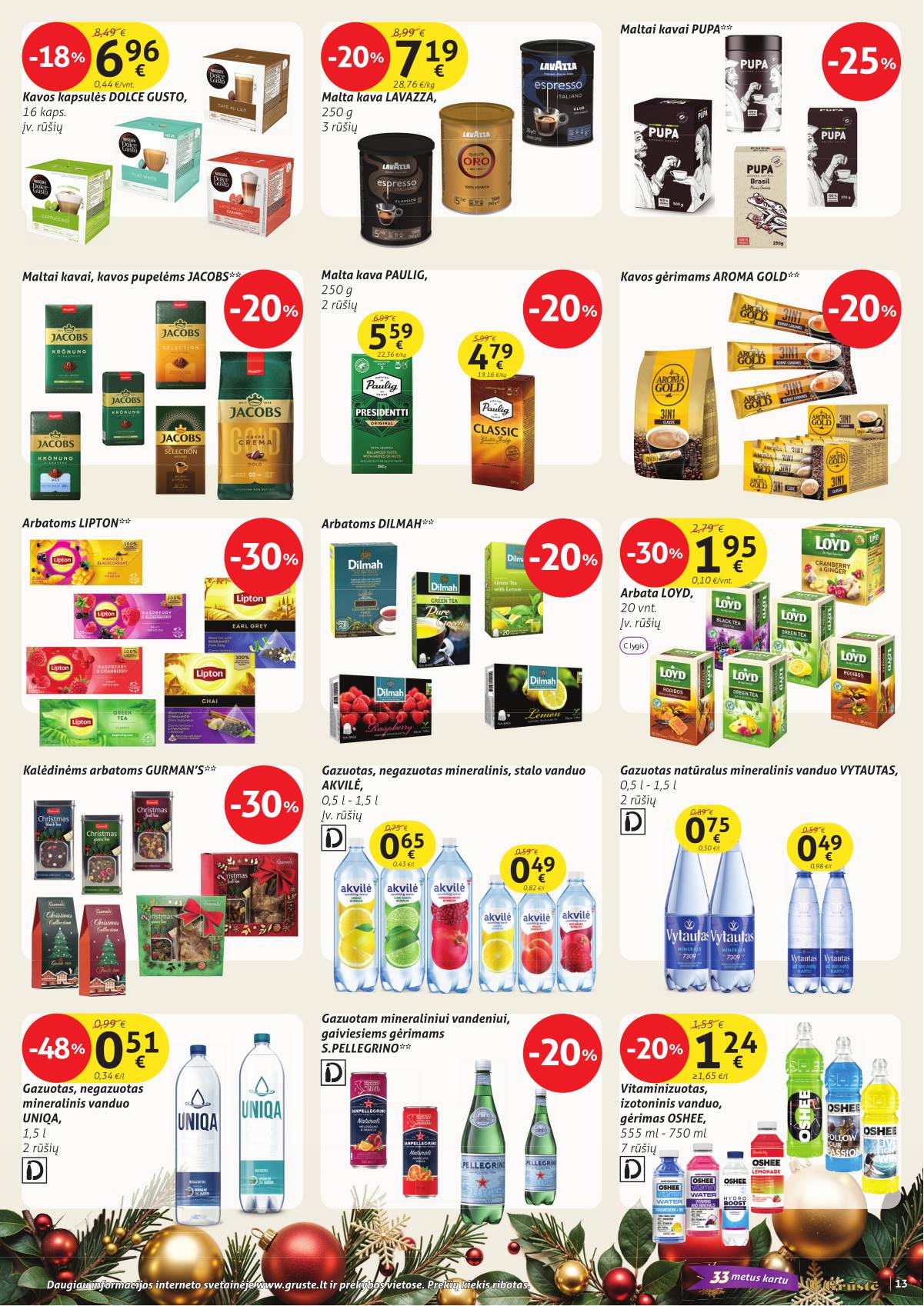 Grūstė - Grūstė akcijų leidinys Nr.34 | 2025-12-21 - 2026-01-01 13 puslapis