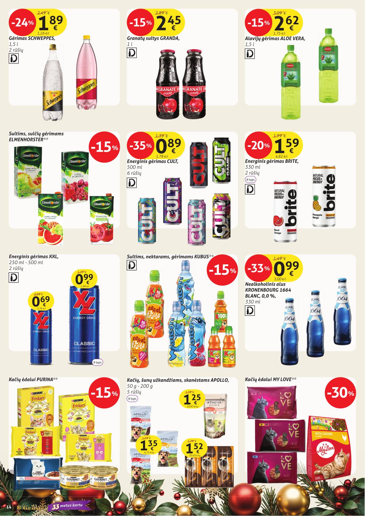 Grūstė - Grūstė akcijų leidinys Nr.34 | 2025-12-21 - 2026-01-01 14 puslapis