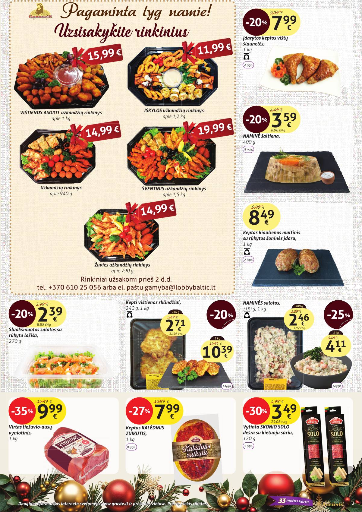 Grūstė - Grūstė akcijų leidinys Nr.34 | 2025-12-21 - 2026-01-01 3 puslapis