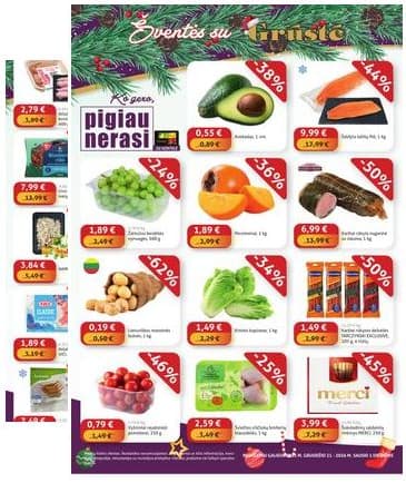 Grūstė - Grūstė Pigiau Nerasi leidinys | 2025-12-21 - 2026-01-01 2025-12-21 – 2026-01-01