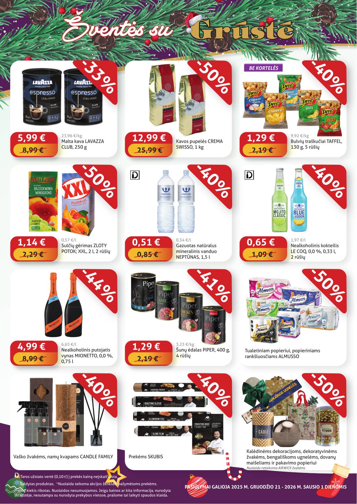 Grūstė - Grūstė Pigiau Nerasi leidinys | 2025-12-21 - 2026-01-01 4 puslapis