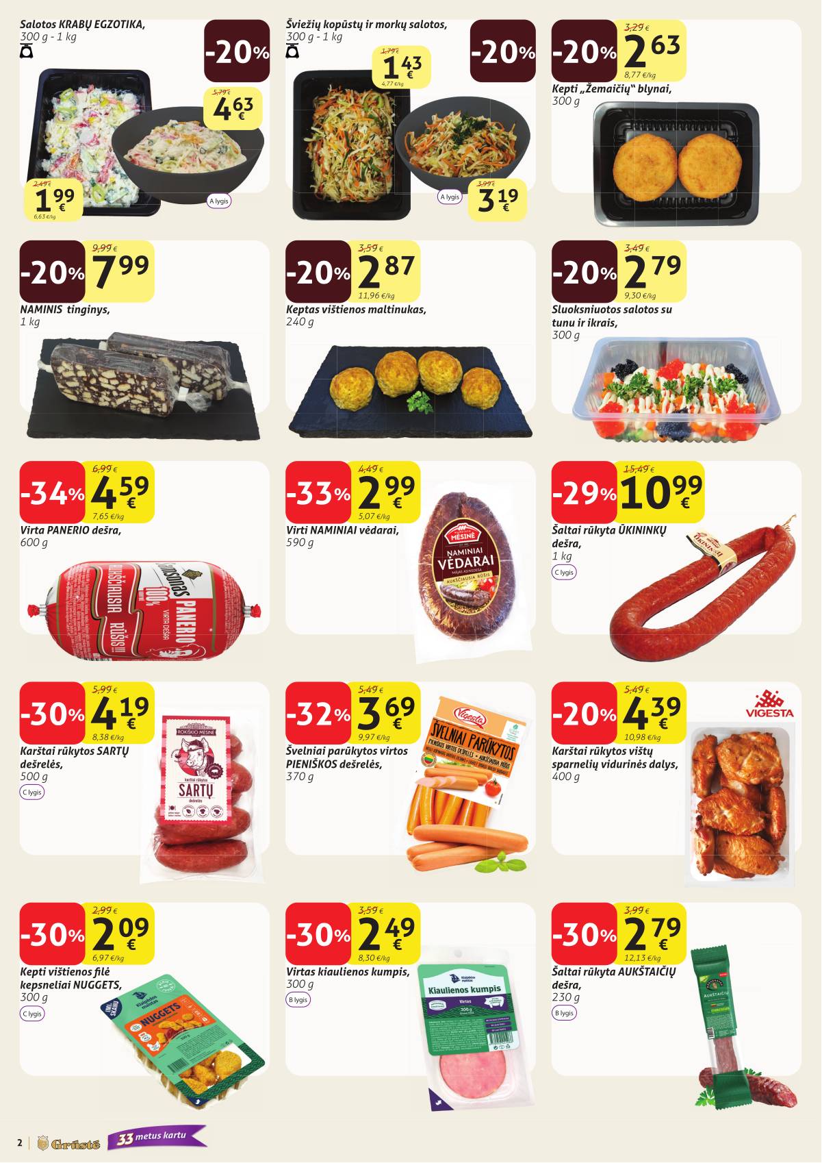 Grūstė - Grūstė akcijų leidinys Nr.2 2026.01.11 - 2026.01.20 2 puslapis