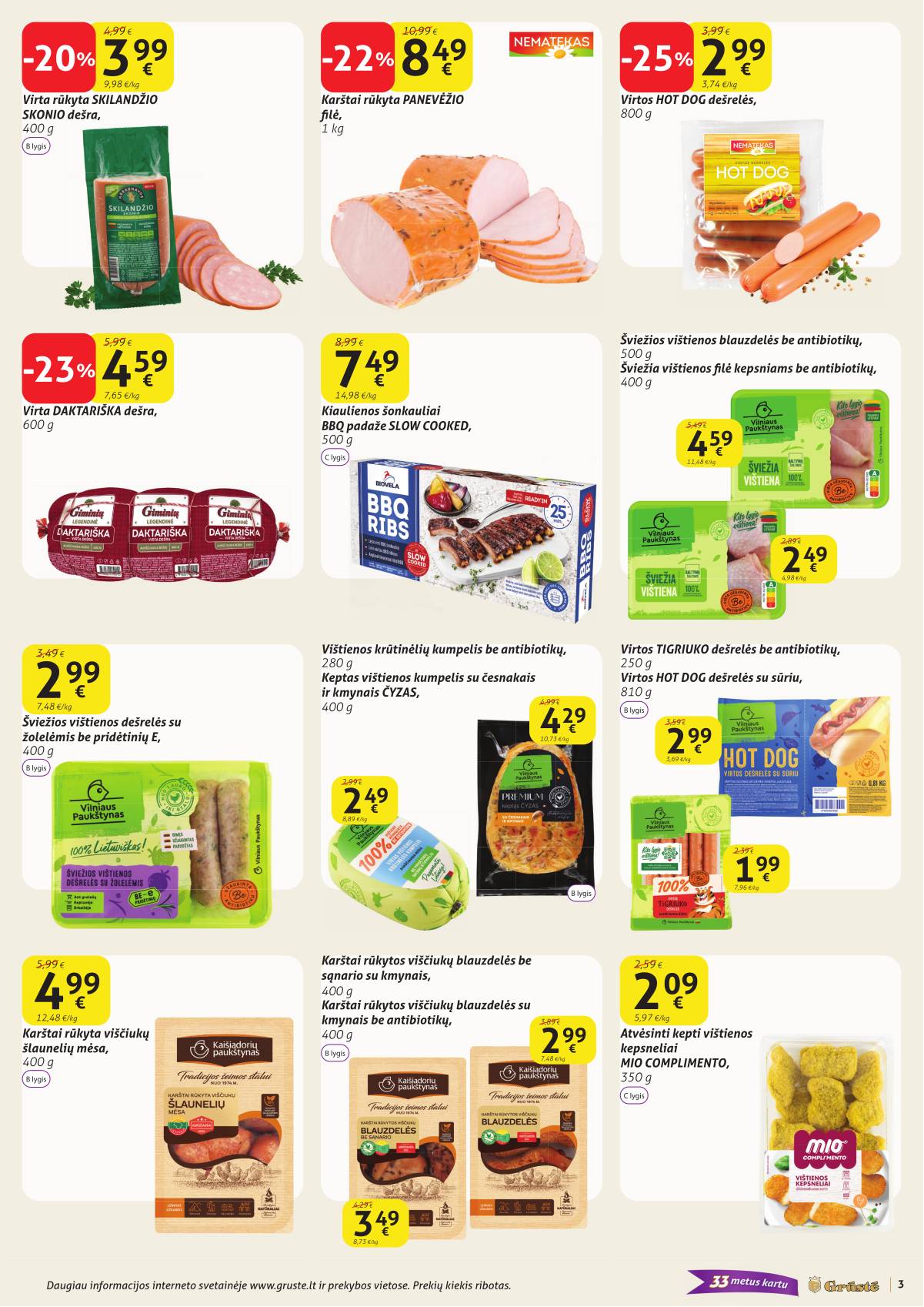 Grūstė - Grūstė akcijų leidinys Nr.2 2026.01.11 - 2026.01.20 3 puslapis