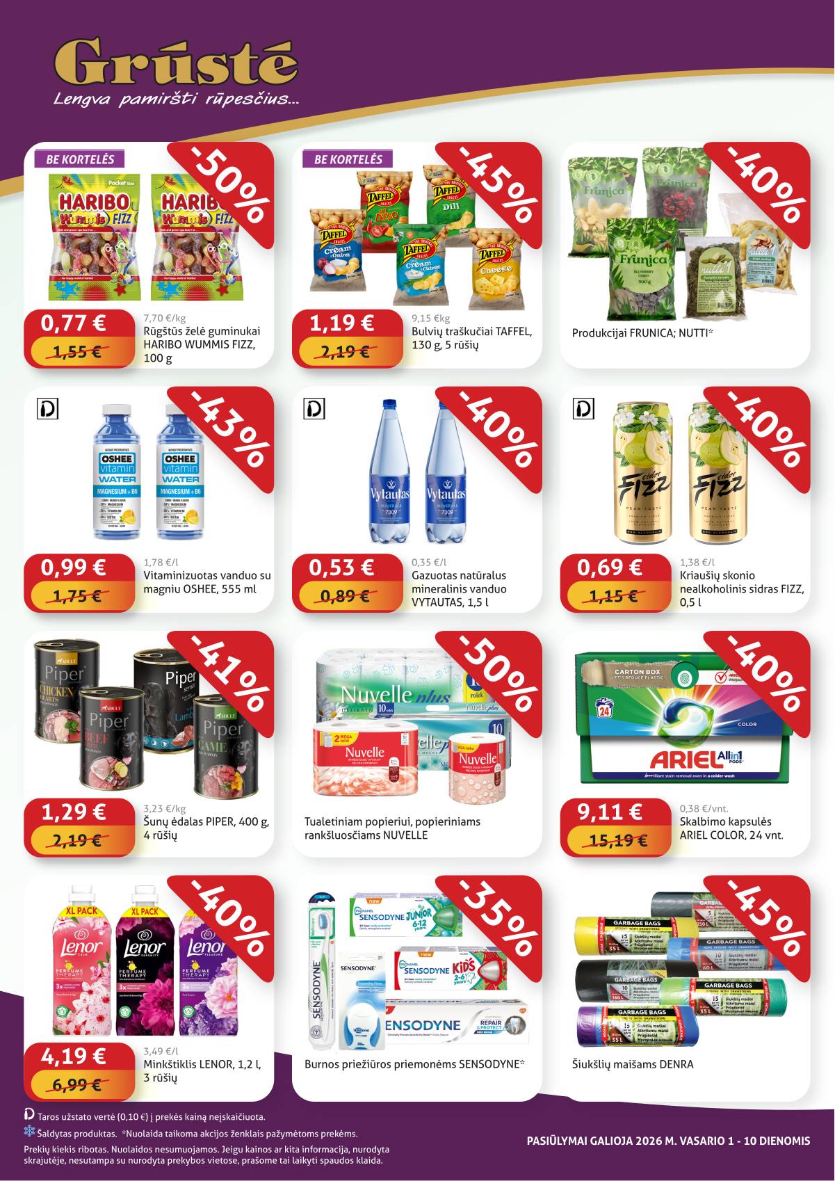 Grūstė - Grūstė, Pigiau Nerasi akcijų leidinys | 2026-02-01 - 2026-02-10 4 puslapis